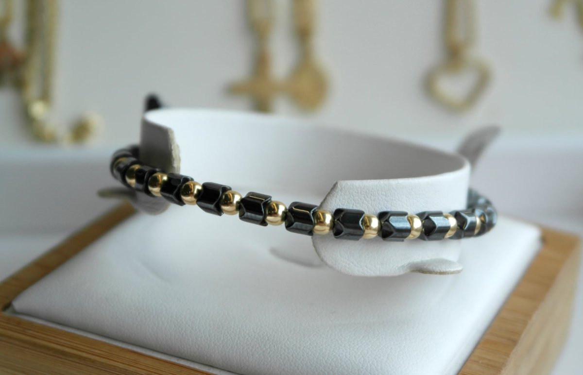 Minimalistyczna bransoletka z koralikami